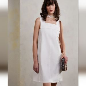 See by Chloe White Denim Shift Dress size FR 42/ US 10